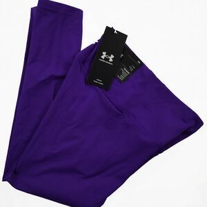 Under Armour Leggings Womens Size XS Blue Cropped Pockets Moisture Wicking